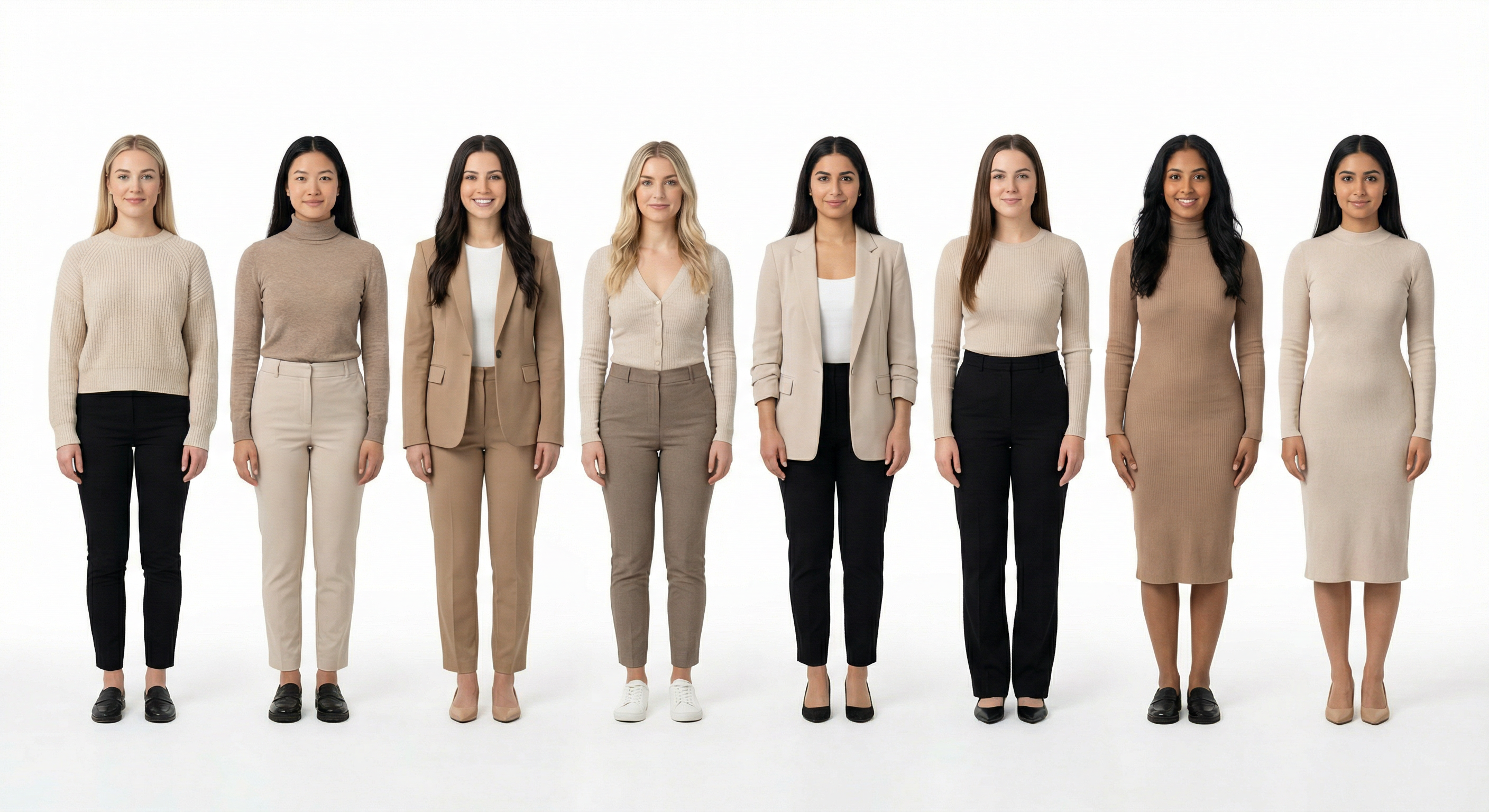 Typical women in Canada — 8 women group