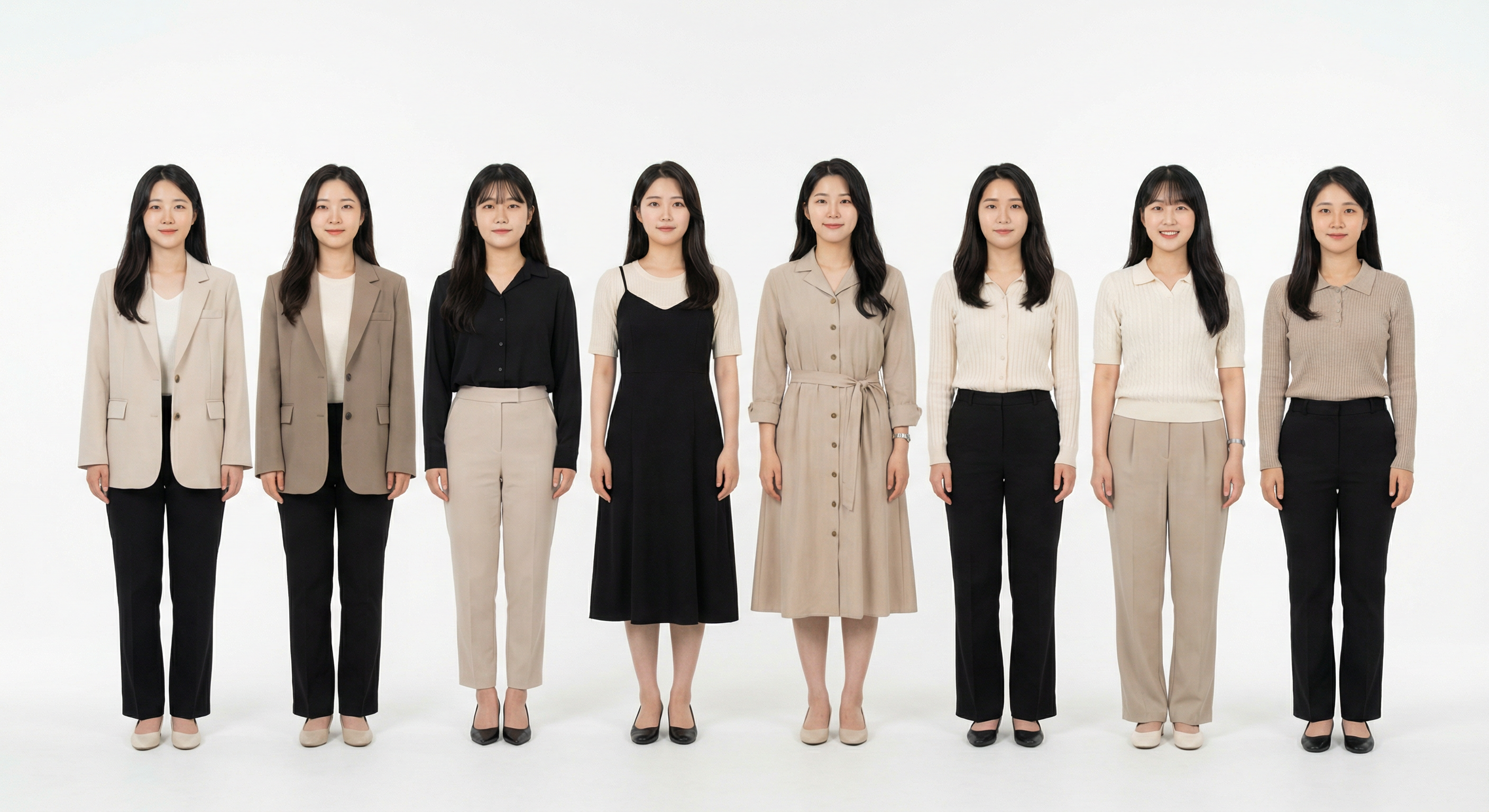 Typical women in China — 8 women group